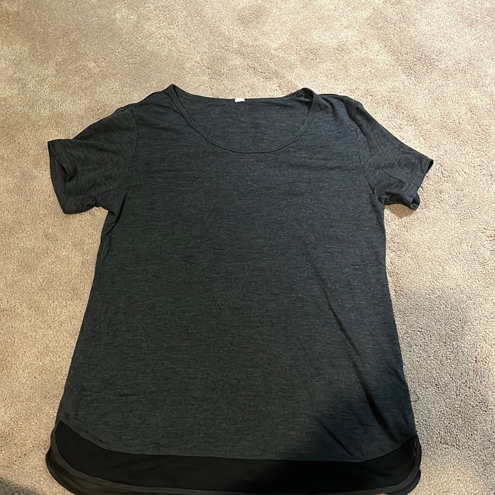 shirt with mesh bottom